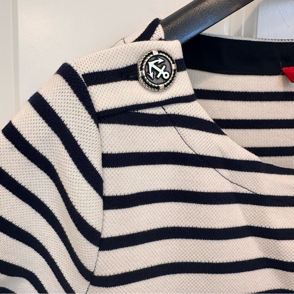 NWOT Max&Co. Label-cut Cotton Dress with Stripes Size: Small US4 Spring/Summer - Picture 9 of 14